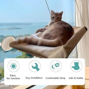 <span class=keywords><strong>Hamaca</strong></span> <span class=keywords><strong>para</strong></span> Gatos con Ventosa, Cama Colgante Plegable <span class=keywords><strong>para</strong></span> Ventana, Cama <span class=keywords><strong>para</strong></span> Mascotas, <span class=keywords><strong>Nido</strong></span> <span class=keywords><strong>para</strong></span> Gatos <span class=keywords><strong>para</strong></span> las Cuatro Estaciones - Product Image 6