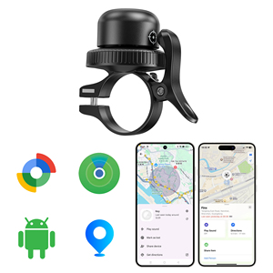 Timbre para Bicicleta MiLi MiTag con Rastreador <span class=keywords><strong>GPS</strong></span> Integrado, Soporte Oculto para AirTag y MiTag, Timbre Antirrobo para Bicicleta, Compatible con Google Apple Find My - Product Image 6