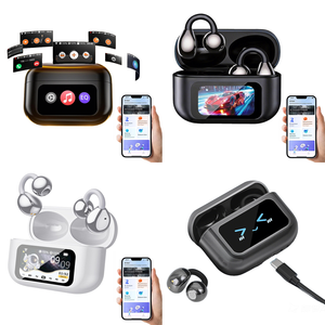 Auriculares con Llamadas Nítidas y Pantalla LED, BT 5.4, OWS, Traducción <span class=keywords><strong>de</strong></span> Idiomas por IA, Inalámbricos, con 150 Idiomas <span class=keywords><strong>en</strong></span> Línea - Product Image 1