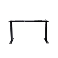 Cadre de table électrique à hauteur réglable Bureau debout assis pour se tenir debout avec moteur double Ascenseur à 3 niveaux