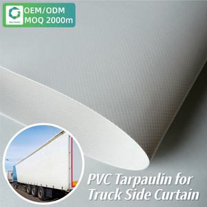 <span class=keywords><strong>Lona</strong></span> de <span class=keywords><strong>PVC</strong></span> Recubierta de Poliéster Resistente al Desgaste de 900 g/m², Impermeable, para Cubierta de Camiones - Product Image 1