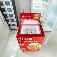 Distributeur automatique de produits surgelés commercial extérieur personnalisé ODM OEM, 24 heures sur 24, pour fruits surgelés et crèmes glacées