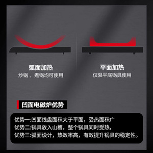 Ceramic Cooktop 1 Burner Smooth Surface Knob Control Electric Heating For Home Kitchen Use - Product Image 5