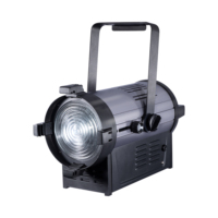 Mini projecteur LED 150W à zoom focal Fresnel, contrôle DMX512, température de couleur 2700-6500K pour éclairage de studio vidéo et de scène