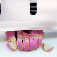 Machine de découpe ultrasonique alimentaire haute puissance 20 kHz pour pain, fromage, gâteau, sandwich et rouleaux de fruits (fruits à croquer)