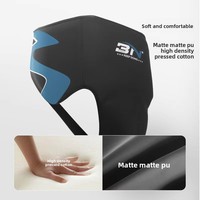 Protège-entrejambe BN Boxing pour entraînement MMA, Muay Thai, protection abdominale, équipement de kickboxing, rouge/bleu, cuir PU, taille unique pour arts martiaux