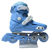YSMLE Offre Spéciale fille et garçon à la mode bonne qualité PU roues patins à roues alignées
