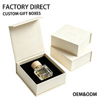 Scatola Magnetica Rigida in Carta Beige con Logo Personalizzato, Vendita Diretta all'Ingrosso, Confezione Regalo di Lusso con Inserto in EVA per Profumo Portatile