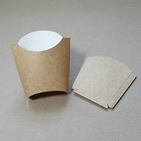 Boîtes en papier jetables personnalisées pour frites, tourtes, poulet frit, empanadas et frites épaisses