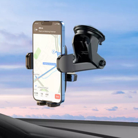 Support multifonctionnel rotatif et rétractable à 360 degrés pour téléphone de voiture, support pour tableau de bord et support pour la maison ou le bureau.
