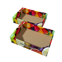 Caja de Cartón Resistente para Envío de Frutas y Verduras, Caja de Cartón para Frutas Frescas