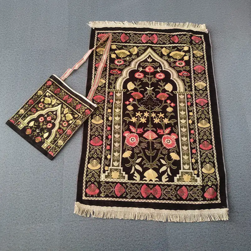 מוסלמי תפילת שטיחים ושטיחים האיסלאם יוקרה מסגד תפילת שטיח תפילה נייד מחצלת