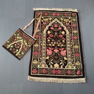 Tapis de prière musulman, 9mm, tapis de prière de luxe musulman, mosquée, Portable