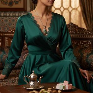 Marquise <b>Emerald</b> CZ Stone Authentic Wholesale Necklace <b>Pendant</b> Turkish Handmade 925 Sterling Silver Jewellery - Product Image 3