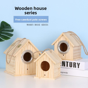 Mới treo ngoài trời tổ chim trang trí birdhouse thích hợp cho các sản phẩm vật nuôi như chim nhỏ, chuột đồng, và tổ - Product Image 2