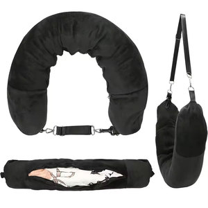 Oreiller de voyage pliable multifonctionnel populaire, confortable et facile à ranger dans les vêtements, un article de voyage indispensable - Product Image 1