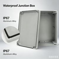 Boîtier électronique étanche en aluminium moulé sous pression IP66 IP67 personnalisé pour boîtes de jonction