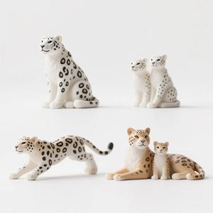 Statues en résine de panthère des neiges et de léopard en vrac - Décoration extérieure personnalisée écologique et artisanale pour les détaillants et les revendeurs - Product Image 3