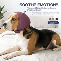 Protection auditive anti-terreur pour chien en polyester, insonorisante, anti-bruit, apaisante émotionnellement, pour Halloween et Noël