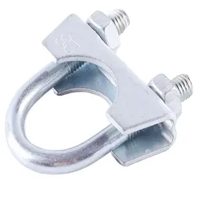 Exhaust silencer galvanized steel U bolt hose clamp for tube pipe