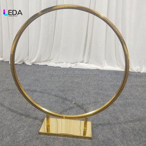Wholesale Gold Flower Rack for Weddings Luxury High Quality Smooth Display Stand for Events Decor - Product Image 2