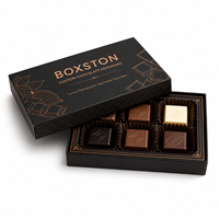 Boîtes en carton ondulé personnalisées avec fermeture magnétique, doublées d'éponge, écologiques, pour aliments, bonbons, desserts, friandises