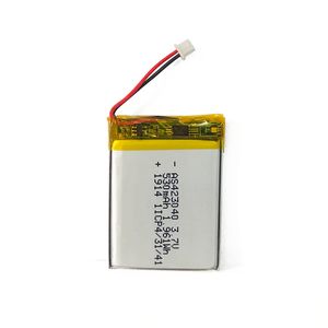 AS423040 Wiederaufladbare batterie lipo 3,7 V 530mAh Li ionen Polymer mit UL KC CB UN 38,3 - Product Image 2
