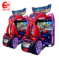 Simulateur de course HD 42 pouces, machine d'arcade 1 joueur, à monnayeur, avec caméra multi-machine et LED, pour usage intérieur en centre de divertissement familial (FEC) et centre commercial