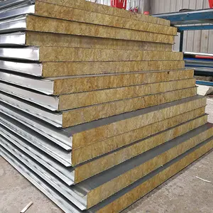 China suppliers flexible insulation metal siding factory made wall accessories prefab houses sandwich panel