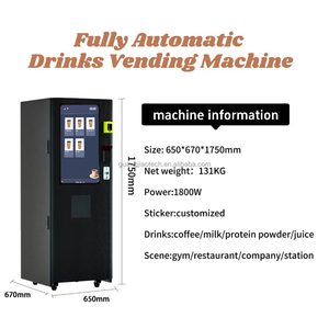 Distributeur automatique de protéines en poudre GJ711, distributeur intelligent de boissons protéinées, kiosque automatique de boissons nutritives pour salle de sport - Product Image 3