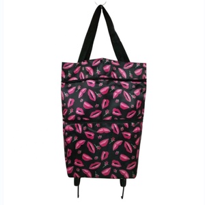 Borsa per <span class=keywords><strong>la</strong></span> <span class=keywords><strong>Spesa</strong></span> Pieghevole in Microfibra Riutilizzabile Carrello Portatile con Ruote per Donne Viaggi e <span class=keywords><strong>Spesa</strong></span> - Product Image 1