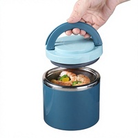 Lebensmittelechte Edelstahl-Thermo-Lunchbox mit Großer Kapazität Speziell Entwickelt für Studenten und Büroangestellte Modern Minimalistisch
