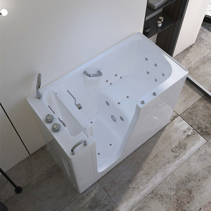 Baignoire autoportante moderne en acrylique Zink CE CUPC avec porte, jets de massage et de <span class=keywords><strong>spa</strong></span> pour les personnes âgées, utilisation en salle de bain - Product Image 5