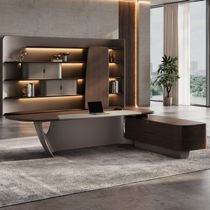 เก้าอี้สำนักงานผู้บริหารดีไซน์จีนทันสมัย วัสดุ PVC คุณภาพสูง เฟอร์นิเจอร์เชิงพาณิชย์ - Product Image 3