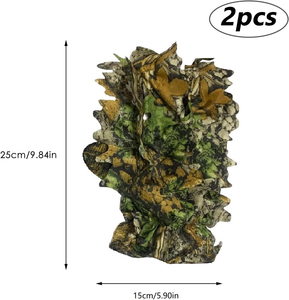 Guantes de caza de camuflaje al aire libre Equipo de caza frondoso 3D - Product Image 3
