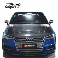 Beau kit de carrosserie en fibre de carbone pour Audi A3 S3 CMST Design jupes latérales à lèvre avant diffuseur arrière capot de becquet arrière