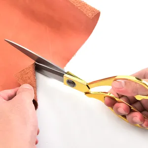Nouveau design Ciseaux de tailleur tout en acier inoxydable de 8 à 10 pouces avec poignée en métal pour la couture, l'artisanat et la couture de tissus