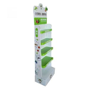 Rak Display Lantai Kardus Bergelombang Khusus untuk Promosi Mie Instan, Rak Makanan Cepat Saji, Merchandiser Ritel Supermarket - Product Image 3