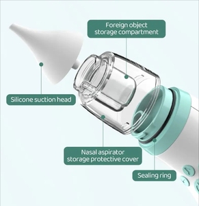 Aspirateur Nasal Électrique <span class=keywords><strong>pour</strong></span> Bébé, Dispositif d'Aspiration Nasale Rechargeable, Nettoyage du <span class=keywords><strong>Nez</strong></span> <span class=keywords><strong>pour</strong></span> Nouveau-nés - Product Image 4