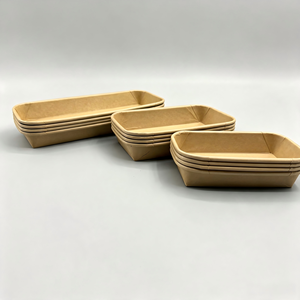 Tazón de Papel Kraft de Alta Resistencia, Laminado con PE, Tamaño Personalizado, Ecológico, para Envasado de Alimentos, Grado Alimenticio - Product Image 3