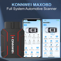 Herramienta de Diagnóstico de Fallas OBDII para Automóviles KONNWEI MAXOBD 2026, Escaneo Profundo de Sistemas Completos SAS, SRS, ABS, Conexión Bluetooth, Herramienta de Escaneo OBD2