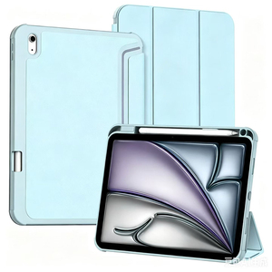 Étui à rabat en cuir PU triple avec fente pour stylo et coque en TPU pour <span class=keywords><strong>tablette</strong></span> iPad <span class=keywords><strong>10</strong></span>,9 <span class=keywords><strong>pouces</strong></span> - Product Image 4