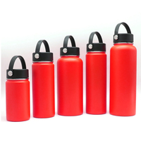 Venta caliente 12OZ 20oz 32oz OEM Botella DE AGUA DE ACERO INOXIDABLE Estilo deportivo Termo aislado de doble pared con tapa de plástico