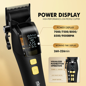 DSP Encore Pro <b>Barber</b> Clipper <b>Set</b> 9000 RPM USB Rechargeable With 10 Combs And Accessories For Men Hair Cutting - Product Image 2