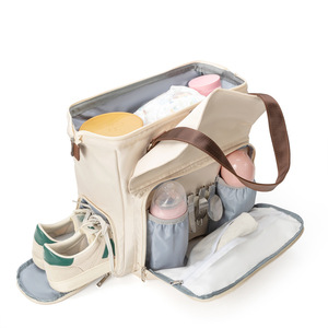 Nueva Mochila de Maternidad Portátil de Gran Capacidad, Doble Asa, Poliéster Antibacterial, Transpirable, Impermeable, Superligera - Product Image 3