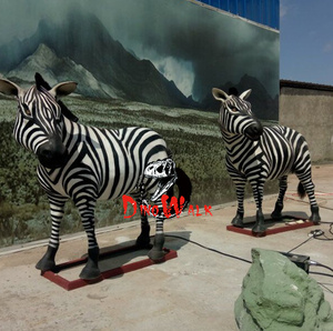 Zèbre artificiel modèle animal sculpture zèbre - Product Image 3