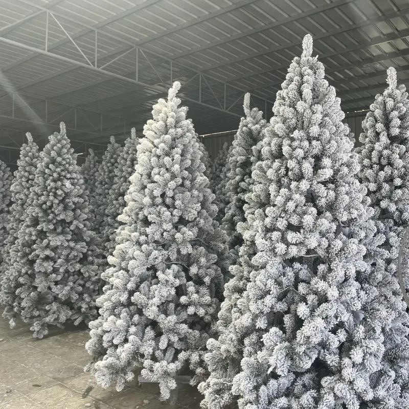 メタルスタンドヒンジ付きPE PVC Arbol de Navidad Kerstboomクリスマスツリー新年ホームパーティー用メーカー卸売価格