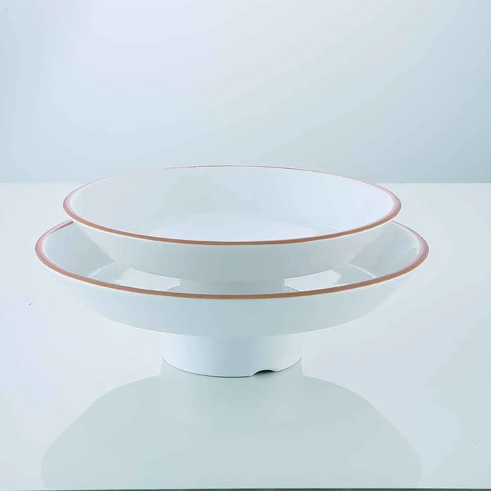 Elegante Verschijning 100% Melamine Kleurrijke Pasta Bowl In Plastic