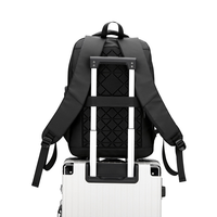 Sac à dos multifonctionnel extensible pour ordinateur portable, résistant à l'eau, en nylon, avec port USB pour les trajets quotidiens et les courts voyages d'affaires
