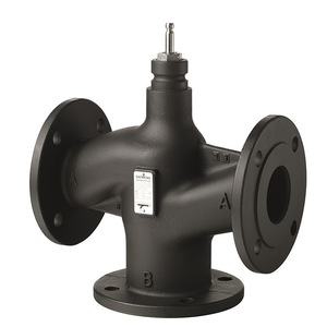 Siemens Three Way Control Valve Flange Connection 10-50 <b>Bar</b> Water Application Logarithmic Flow - Product Image 2